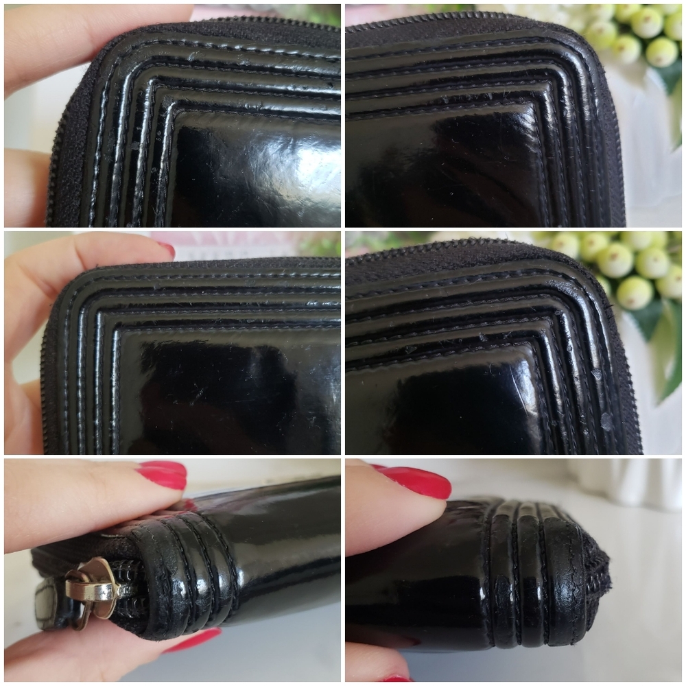 **SOLD** Authentic Pre-owned Chanel Boy Patent Zippy Long Wallet - Picture 9 of 14